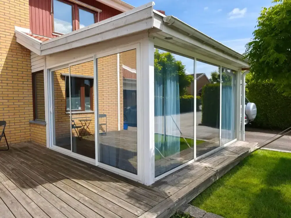 Fastighet med Solar Screen Chrome 270 XC